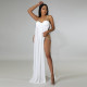SC Sexy Mesh Hot Drill See Through Maxi Dress GOSD-6675