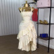 SC Solid Color Ruffles Irregular Sling Long Dress GMSF-SU9226