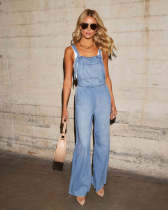 SC Fashion Pockets Loose Denim Jumpsuit GMYT-18602