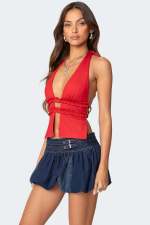 SC Low-waisted Pod Half-body Skirt GMYT-13311