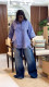 SC Stripe Long Sleeve Loose Shirt GCNE-72423