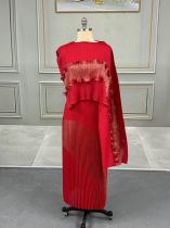 SC Fashion Patchwork Irregular Top Long Skirts Set GZRF-77115