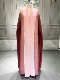 SC Gradient Color Loose Batwing Sleeve Robe Coats  GZRF-KH-0076