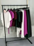 SC Solid Color Irregular Long Skirt Two Piece Set GZRF-77078
