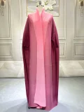 SC Gradient Color Loose Batwing Sleeve Robe Coats  GZRF-KH-0076