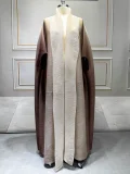 SC Gradient Color Loose Batwing Sleeve Robe Coats  GZRF-KH-0076