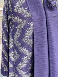 SC Pleated Print Cardigan Long Coats GZRF-77102