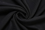 SC Solid Color Halterneck Tie Up Split Maxi Dress GSLF-K24D64466