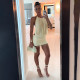 SC Sleeveless Patchwork Tassel Backless Mini Dress GSLF-K25D71246