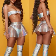 SC Sexy Mini Prom See Through Skirt GYDL-SU2008