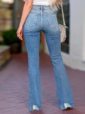 SC Fashion Washed Tight Pencil Jeans GXJF-23902