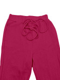 SC Solid Color Short Sleeve Shirt Pants Suit ZDF-33110