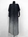 SC Gradient Color Print Long Coat GZRF-KH-0100
