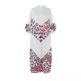 SC Leopard Print Patchwork Long Sleeve Maxi Dress GZRF-KH-0083