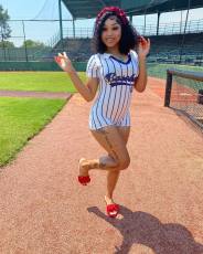 SC Print Stripe Short Sleeve Romper YWXS-K25L391