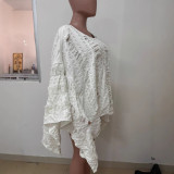 SC Fashion Loose Poncho Denim Top LSD-2494