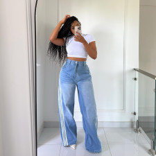 SC Vintage Side Stripe Washed Jeans GYLN-1731