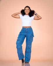 SC Plus Size Multi-pockets Fashion Straight Jeans GYLN-8024