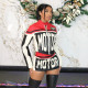 SC Letter Print Long Sleeve Two Piece Skirts Set SHD-9618