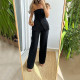 SC Sexy Wrap Chest Blazer Two Piece Pants Set SHD-9709