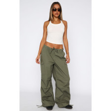 SC Loose Multi-Pockets Straight Leg Pants  ASL-6799