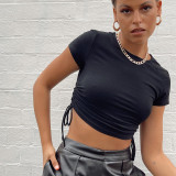 SC Short Sleeve Drawstring T Shirts JHYB-9105
