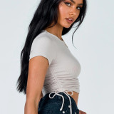 SC Short Sleeve Drawstring T Shirts JHYB-9105