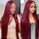SC Lace Center Parted Straight Wigs Full Head Set YWHX- M1419