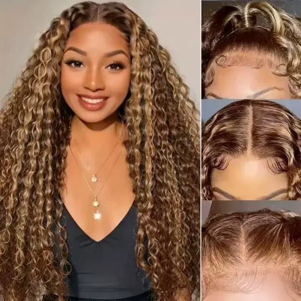 SC Small Curly Tube Wrap Exploding Head Long Curly Hair YWHX-M1447