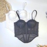 SC Solid Color Sling Corset GPBY-6328