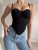 SC Solid Color Sling Corset GPBY-6328