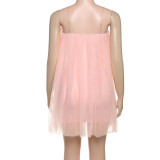 SC Solid Color Tulle Puffy Princess Dress XEF-K25D75694