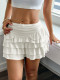 SC Solid-color Multi-layer Cake Skirt GZYU-D2520001