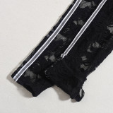 SC Lace Rose See-through Sexy T-shirt GBTF-31835THY