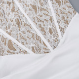 SC Sexy Split Lace Sling Maxi Dress FL-XY23247PF