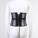 SC Mesh Wrap Chest Tank Tops FL-22513P