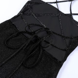 SC Knits Backless Sling Mini Dress FL-JY22286PF
