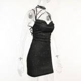 SC Knits Backless Sling Mini Dress FL-JY22286PF
