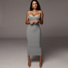 SC Sexy Sling Backless Midi Dress GYME-D1735311