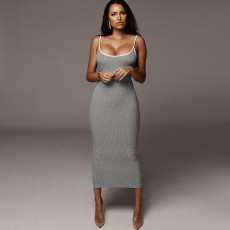 SC Sexy Sling Backless Midi Dress GYME-D1735311
