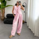 SC Solid Color Sleeveless Loose Two Piece Pants Set SSNF-211499