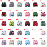 SC Patterned Printed Tight Yoga Shorts SHD-9898