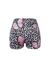 SC Patterned Printed Tight Yoga Shorts SHD-9898