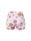 SC Patterned Printed Tight Yoga Shorts SHD-9898