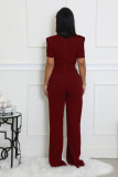 SC Lines Patchwork Sport Fit Jumpsuit OSM-4485