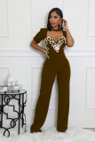 SC Lines Patchwork Sport Fit Jumpsuit OSM-4485