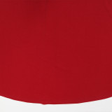 SC O Neck Half Sleeve Solid Color Long Dress CYA-901973