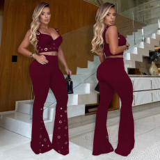 SC Sexy Sleeveless Tank Tops Pants 2 Piece Set BY-7451