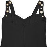SC Shoulder Strap Slim Solid Color Jumpsuit  BY-7490