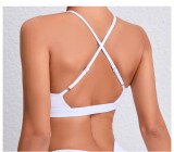 SC Solid Color Cross Sling Sport Fitness Top GQSA-A05
